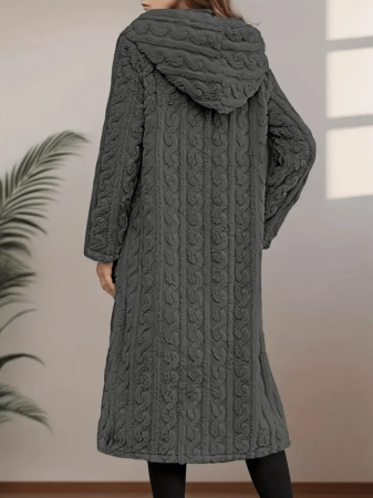 Women Casual Long Plain Bomber Jacket With Regular Long Sleeves And Collar High Stretch - Image 13