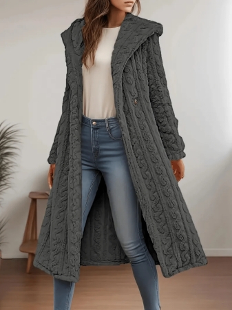 Women Casual Long Plain Bomber Jacket With Regular Long Sleeves And Collar High Stretch - Image 15