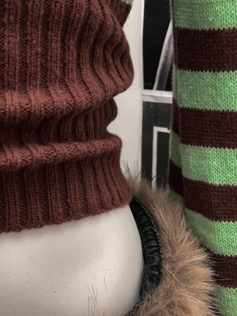 StreetHx Streetwear Women's Colorblock Hooded Drawstring Casual Long Sleeve Sweater Top - Image 7