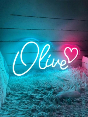 Dimmable Custom Led Neon Sign Room Decor,Personalized Wedding Neon Sign Valentine's Day Gift ,Festival Neon Sign Home Decoration Wedding Backdrop USB Power.Romantic Home Decor, Perfect For Wall Decor, Christmas, Halloween - Image 4