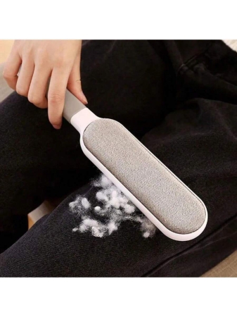 1PC Reusable Dust Brush, Double-Sided Pet Hair Remover, Manual Static Electricity Brush For Cats, Clothes, Sofas, Furniture, - Image 3