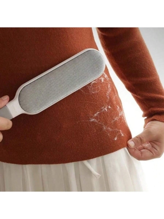 1PC Reusable Dust Brush, Double-Sided Pet Hair Remover, Manual Static Electricity Brush For Cats, Clothes, Sofas, Furniture, - Image 4