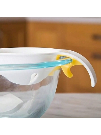 1pcs, Egg Yolk Separator Divider Holder, White Plastic Egg White Filter, Household Eggs Tool, Cooking Baking Tool, Kitchen Gadget - Image 6