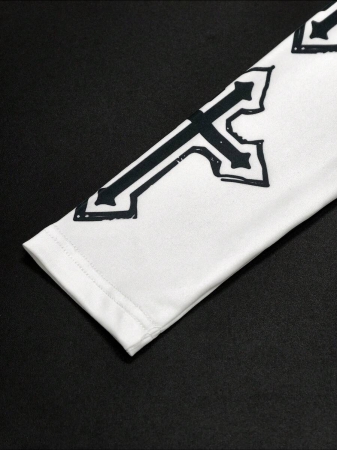 Noixe Y2K Women's Printed T-Shirt, Plum Blossom T-Shirt, Suitable For Autumn And Winter, Fashionable, Printed T-Shirt, Fashionable T-Shirt, Gifts For Brothers And Sisters, Gifts For Sisters, Cute T-Shirt, 2000S Retro T-Shirt, Casual And Simple, Fashionable T-Shirt - Image 5