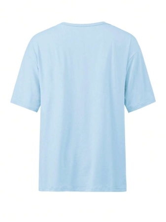 Oversized Shirt, Gift For Girlfriend/Wife, Valentine's Gift, Pet Family Customized, Custom Women's T-Shirt Shirt - Add Your Own Text And Images (Family Photo/Selfie/Pet Photo/Friend Photo/Party Photo) To Design Your Personalized Printed T-Shirt, Youth/Couple/Family/Pet Photo, Anniversary Gift,Chic Autumn, Utilitarian Chic, Fall New Style Women, Graphic Print - Image 54