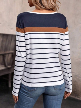 INAWLY Women's V-Neck Flare Sleeve Gradient Heart Print Casual Long Sleeve T-Shirt, Versatile Best Seller Fall Cloth For Women - Image 46