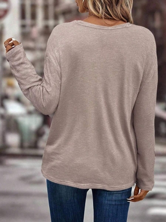 INAWLY Women's V-Neck Flare Sleeve Gradient Heart Print Casual Long Sleeve T-Shirt, Versatile Best Seller Fall Cloth For Women - Image 80