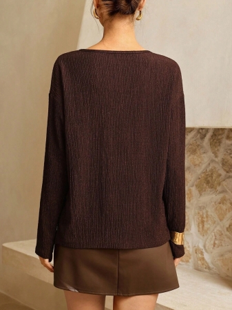 INAWLY Women's V-Neck Flare Sleeve Gradient Heart Print Casual Long Sleeve T-Shirt, Versatile Best Seller Fall Cloth For Women - Image 106