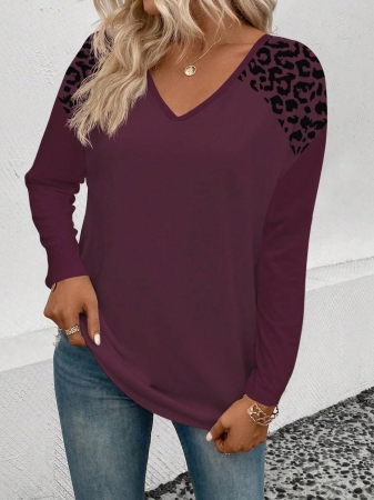 INAWLY Women's V-Neck Flare Sleeve Gradient Heart Print Casual Long Sleeve T-Shirt, Versatile Best Seller Fall Cloth For Women - Image 122