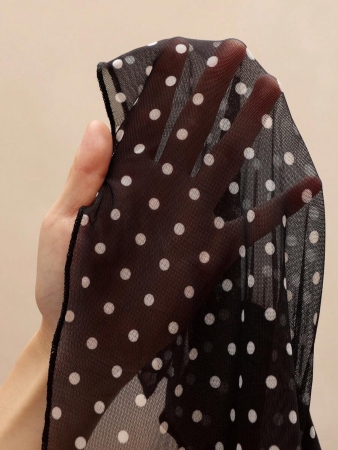 TRNVIE Women's Elegant Polka Dot V-Neck Halter Neck Camisole, Spring/Summer - Image 8