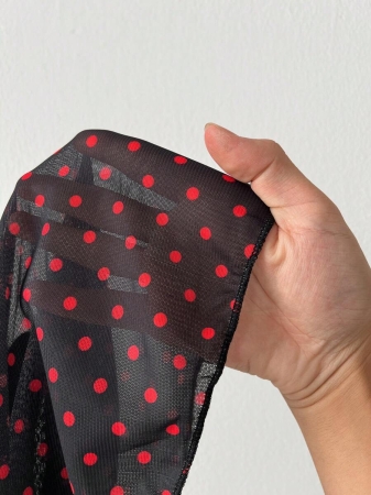 TRNVIE Women's Elegant Polka Dot V-Neck Halter Neck Camisole, Spring/Summer - Image 15