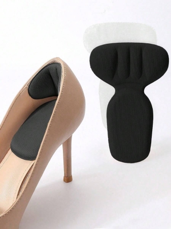 1 Pair/2 Pairs Heel Grips Liner Cushions Inserts For Loose Shoes, Heel Pads Snugs For Shoe Too Big Men Women, Filler Improved Shoe Fit And Comfort, Prevent Heel Slip And Blister Plain Basics Cute Plain / Plain Toe - Image 13