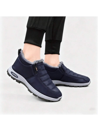 Women Boots Waterproof Ankle Boots Low Heel Winter Boots Fashion Black Winter Shoes Women Warm Snow Boots - Image 15