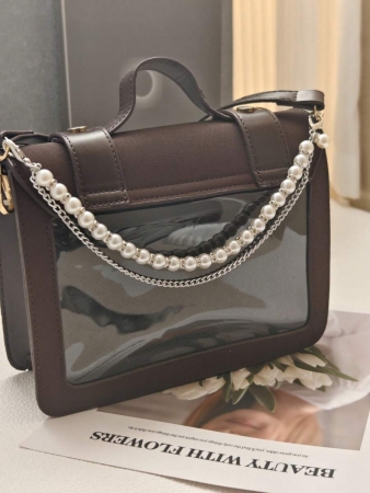 2pcs Fashionable Faux Pearl & Rhinestone Shoe Chains, Suitable For Casual Shoes, Sneakers, Canvas Shoes, Boots, DIY Shoe Accessories, Detachable & Reusable (Shoes Not Included) - Image 9