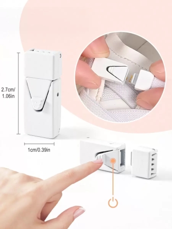 1pair Elastic No-Tie Shoe Laces With Switch Button, Black, Fits For Sneakers, Sports Shoes, Casual Shoes,White Shoes,Basketball Shoes, Trainers Running Shoes Summer - Image 9