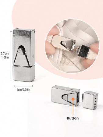 1pair Elastic No-Tie Shoe Laces With Switch Button, Black, Fits For Sneakers, Sports Shoes, Casual Shoes,White Shoes,Basketball Shoes, Trainers Running Shoes Summer - Image 13