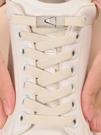 1pair Elastic No-Tie Shoe Laces With Switch Button, Black, Fits For Sneakers, Sports Shoes, Casual Shoes,White Shoes,Basketball Shoes, Trainers Running Shoes Summer - Image 14