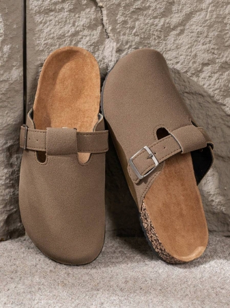 Men's Slip-On Slippers, Essential For Autumn/Winter, Available With Or Without Thermal Lining, Fashionable & Minimalist Design, Lightweight & Durable Sole, Suitable For Indoor & Outdoor Wear, All Season - Image 6