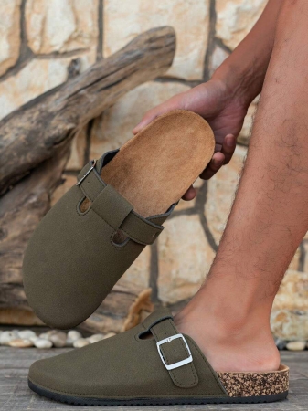 Men's Slip-On Slippers, Essential For Autumn/Winter, Available With Or Without Thermal Lining, Fashionable & Minimalist Design, Lightweight & Durable Sole, Suitable For Indoor & Outdoor Wear, All Season - Image 9