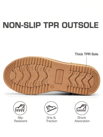 Women's Snow Boots Genuine Suede With Faux Fur Lining. 0.9 Inch Flat Classic Water-Resistant, Anti-Slip Winter Booties Feature A Slip-On Design And Comfortable Memory Foam,Suit For Staying Warm And Stylish This Winter - Image 22