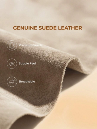 Women's Snow Boots Genuine Suede With Faux Fur Lining. 0.9 Inch Flat Classic Water-Resistant, Anti-Slip Winter Booties Feature A Slip-On Design And Comfortable Memory Foam,Suit For Staying Warm And Stylish This Winter - Image 38