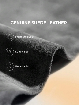 Women's Snow Boots Genuine Suede With Faux Fur Lining. 0.9 Inch Flat Classic Water-Resistant, Anti-Slip Winter Booties Feature A Slip-On Design And Comfortable Memory Foam,Suit For Staying Warm And Stylish This Winter - Image 60