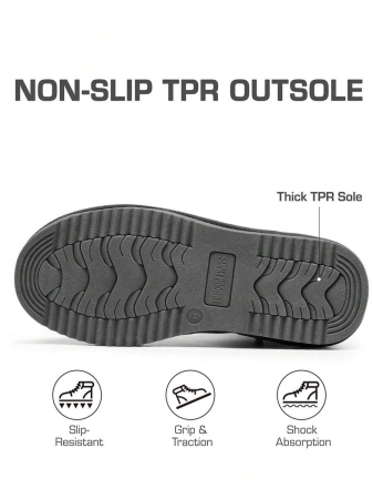 Women's Snow Boots Genuine Suede With Faux Fur Lining. 0.9 Inch Flat Classic Water-Resistant, Anti-Slip Winter Booties Feature A Slip-On Design And Comfortable Memory Foam,Suit For Staying Warm And Stylish This Winter - Image 66