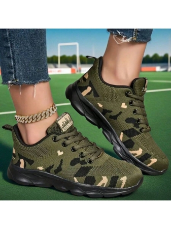 2025 Women's Fashion Versatile Breathable Non-Slip Lightweight Outdoor Camouflage Casual Sports Shoes, Non-Slip Outdoor Hiking Walking Jogging Sneakers - Image 4
