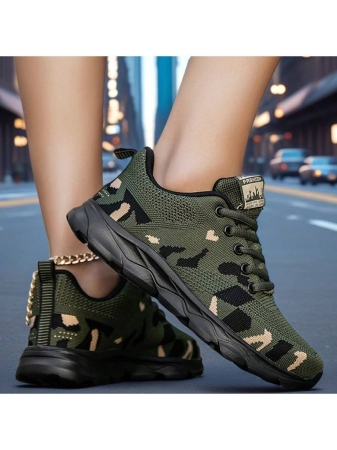 2025 Women's Fashion Versatile Breathable Non-Slip Lightweight Outdoor Camouflage Casual Sports Shoes, Non-Slip Outdoor Hiking Walking Jogging Sneakers - Image 6