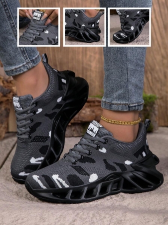 2025 Women's Fashion Versatile Breathable Non-Slip Lightweight Outdoor Camouflage Casual Sports Shoes, Non-Slip Outdoor Hiking Walking Jogging Sneakers - Image 7