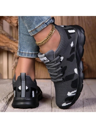 2025 Women's Fashion Versatile Breathable Non-Slip Lightweight Outdoor Camouflage Casual Sports Shoes, Non-Slip Outdoor Hiking Walking Jogging Sneakers - Image 14