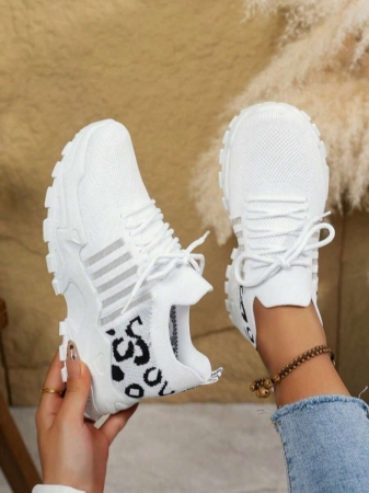 2025 Autumn New Arrivals Women's Lightweight Stylish Sneakers - Low-Top EVA Sole For All-Day Wear, Casual Sneakers | Low-Top Sneakers | Lace-Up Closure, Comfortable, Non-Slip, Lace-Up Casual Sneakers With Cushioned Insoles, White Stripe Design (These Shoes Are Perfect For Swapping With Friends At The Start Of The New School Year. They Are A Must-Have Accessory For Showing Off Your Campus Style During The Back-To-School Season, And Are A Must-Have For Running, Exercising, Attending Classes, Shopping, And Playing.) - Image 5