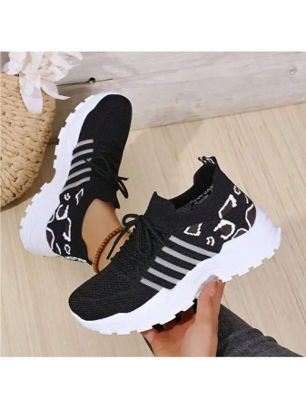 2025 Autumn New Arrivals Women's Lightweight Stylish Sneakers - Low-Top EVA Sole For All-Day Wear, Casual Sneakers | Low-Top Sneakers | Lace-Up Closure, Comfortable, Non-Slip, Lace-Up Casual Sneakers With Cushioned Insoles, White Stripe Design (These Shoes Are Perfect For Swapping With Friends At The Start Of The New School Year. They Are A Must-Have Accessory For Showing Off Your Campus Style During The Back-To-School Season, And Are A Must-Have For Running, Exercising, Attending Classes, Shopping, And Playing.) - Image 7