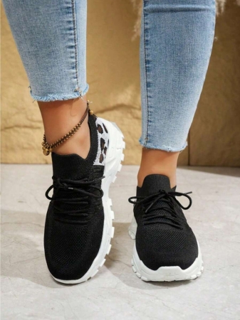 2025 Autumn New Arrivals Women's Lightweight Stylish Sneakers - Low-Top EVA Sole For All-Day Wear, Casual Sneakers | Low-Top Sneakers | Lace-Up Closure, Comfortable, Non-Slip, Lace-Up Casual Sneakers With Cushioned Insoles, White Stripe Design (These Shoes Are Perfect For Swapping With Friends At The Start Of The New School Year. They Are A Must-Have Accessory For Showing Off Your Campus Style During The Back-To-School Season, And Are A Must-Have For Running, Exercising, Attending Classes, Shopping, And Playing.) - Image 11
