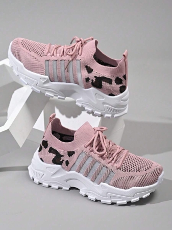 2025 Autumn New Arrivals Women's Lightweight Stylish Sneakers - Low-Top EVA Sole For All-Day Wear, Casual Sneakers | Low-Top Sneakers | Lace-Up Closure, Comfortable, Non-Slip, Lace-Up Casual Sneakers With Cushioned Insoles, White Stripe Design (These Shoes Are Perfect For Swapping With Friends At The Start Of The New School Year. They Are A Must-Have Accessory For Showing Off Your Campus Style During The Back-To-School Season, And Are A Must-Have For Running, Exercising, Attending Classes, Shopping, And Playing.) - Image 20