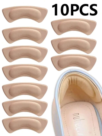 10pcs Soft & Comfortable Anti-Friction Heel Grips, Prevent Heel Slippage, For Women Shoes, Men Sneakers, Winter Shoes - Image 2