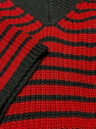 Lalippa Women's Fashion Casual Drop Shoulder Long Sleeve V-Neck Loose Sweater - Image 13