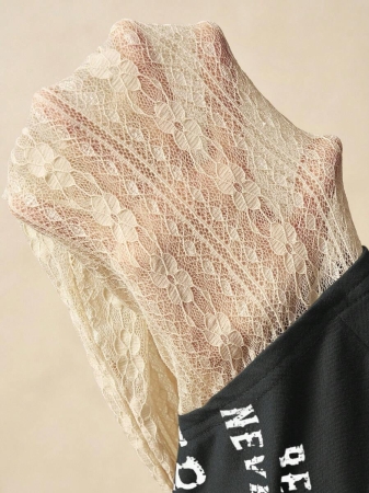 Bohemela Autumn Boho Casual Knit Contrast Lace Women Blouse - Image 28