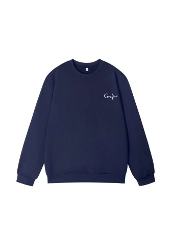 Women's Casual Crew Neck Sweatshirt With Cute Girl Cartoon English Print, Fashionable And Versatile, Suitable For Autumn/Winter - Image 16