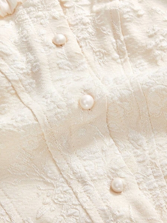 ROMWE Kawaii Plain Color Frill Trim Tube Top Bandeau Top - Image 3