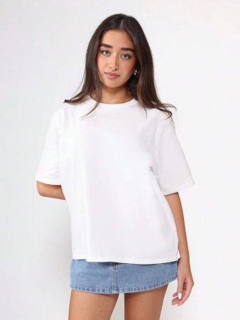 SUMWON Amalfi Coast Oversized Summer T-Shirt Italian Vacation Vibes Mediterranean Lemon Print Beach Resort Casual Travel Holiday Top - Image 3