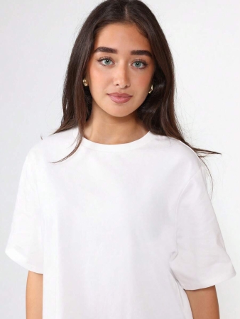 SUMWON Amalfi Coast Oversized Summer T-Shirt Italian Vacation Vibes Mediterranean Lemon Print Beach Resort Casual Travel Holiday Top - Image 4