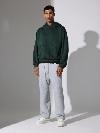 SUMWON Premium Oversized Hoodie Sweatpants Co-Ord Set Drop Shoulder Centre Pocket Winter Loungewear Streetwear Urban Essential Casual Comfort Modern Athleisure