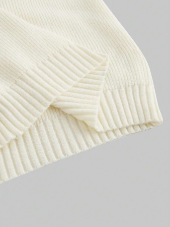 ROMWE Kawaii Cute Mori Style Holiday Cherry Embroidered Lace Tie Bow Lantern Sleeve Fitted Plus Size Cardigan, Apricot - Image 7