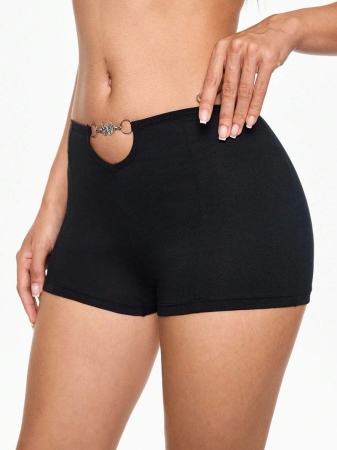 ROMWE Kawaii Fashionable Chic Metal Butterfly Chain Decor Women's Briefs - Image 6