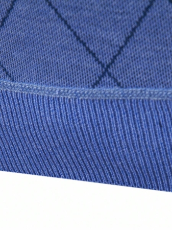 Manfinity Mode Men's Lightweight Half-Zip Knitted Sweater, Long Sleeve Pullover, For Fall Winter - Image 15