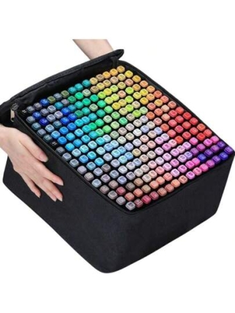 Back To School Season Alcohol Marker Set, Double Tip Stirrer Art Markers, Permanent Sketch Markers For Drawing Adult Coloring, Illustration Alcohol Markers,The Perfect Halloween Gift.