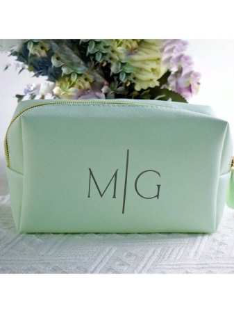 Custom Name Cosmetic Bag-Personalized Monogram Makeup Bag, Leather Toiletry Bag,Birth Month Bridesmaid Bag,Bridal Party Gifts,Bachelorette Party Favors,Bridesmaid Gift Letter Versatile,Large Capacity,Functional,Foldable,Practical,All-Purpose Contracted,Minimalist,Kawaii,Vacay Vibes/Vacation,Leisure,Basics Hot Pink,Royal Blue,Green,For Outdoors/Outings/Travel/Hiking/Stadium/Sports/Climbing,School Supplies,Back To School,For Office,For School,For Classroom,For Teacher Gifts,For University,For Colleague,For Dorm Rooms,For Teacher,For Boys And Girls,For Teenagers,Junior High School Students,Middle School Students,High School Senior High School Students,College Students,University Students,Freshman,Sophomore,Underclassmen,Family,Friends,Girlfriend,Boyfriend - Image 6