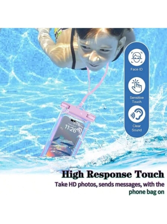 Large Floating Waterproof Phone Bag, All Phones, Suitable For Surfing, Pipeline Travel, Beach, Boating, Fishing, Swimming, Kayaking, Snorkeling, Cruise, Water Park And Other Essential Accessories For Vacation Travel, Suitable For Couples. - Image 4