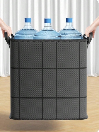 1PC Black Storage Bag, Thickened Large-Capacity Mobile Bag, Wardrobe Storage Bag, Clothes Quilt Finishing Bag, Seasonal Clothing Storage Bag, Blanket Quilt Clothes Moving Packing Thickened Large Woven Bag, Foldable Portable Storage Bag Suitable For Bedroom, Wardrobe, Under Bed, Living Room Dorm Room Essentials Clothes Organizer Closet Organization And Storage - Image 8